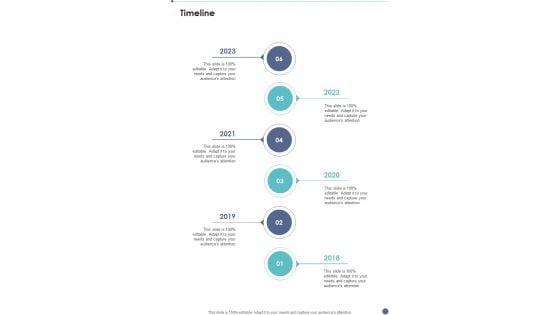 Proposal For B2B Services Timeline One Pager Sample Example Document Proposal For B2B Services Timeline One Pager Sample Example Document