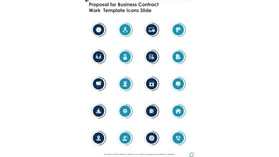Proposal For Business Contract Work Template Icons Slide One Pager Sample Example Document Proposal For Business Contract Work Template Icons Slide One Pager Sample Example Document