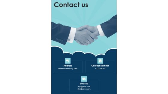 Proposal For Church Building Project Contact Us One Pager Sample Example Document Proposal For Church Building Project Contact Us One Pager Sample Example Document