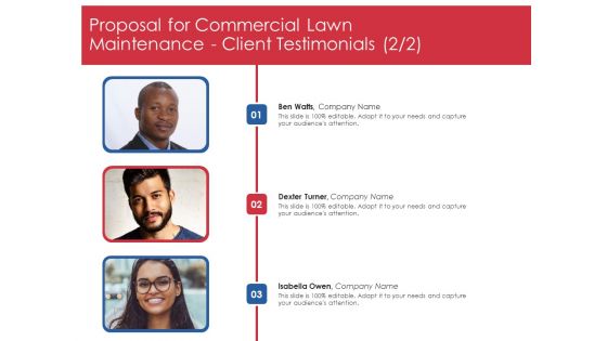 Proposal For Commercial Lawn Maintenance Client Testimonials Teamwork Ppt Diagram Ppt PDF Proposal For Commercial Lawn Maintenance Client Testimonials Teamwork Ppt Diagram Ppt PDF