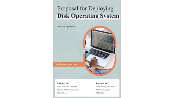 Proposal For Deploying Disk Operating System Example Document Report Doc Pdf Ppt