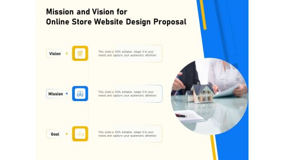 Proposal For Ecommerce Website Development Mission And Vision For Online Store Website Design Proposal Rules PDF