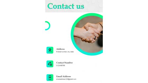 Proposal For IT Assistance Services Contact Us One Pager Sample Example Document Proposal For IT Assistance Services Contact Us One Pager Sample Example Document