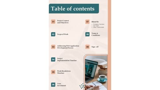 Proposal For Information Technology Project Table Of Contents One Pager Sample Example Document Proposal For Information Technology Project Table Of Contents One Pager Sample Example Document