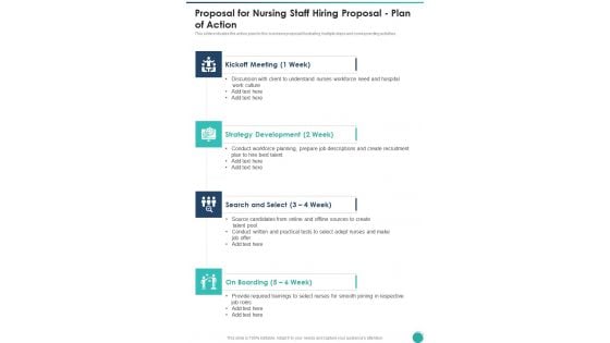 Proposal For Nursing Staff Hiring Proposal Plan Of Action One Pager Sample Example Document Proposal For Nursing Staff Hiring Proposal Plan Of Action One Pager Sample Example Document