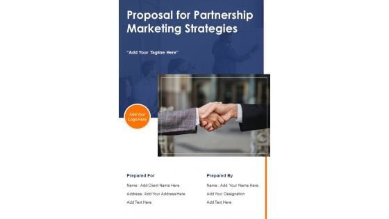 Proposal For Partnership Marketing Strategies Example Document Report Doc Pdf Ppt