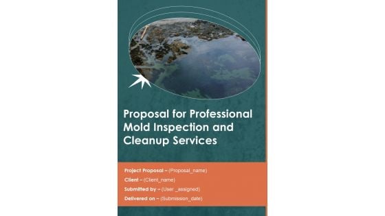 Proposal For Professional Mold Inspection And Cleanup Services Example Document Report Doc Pdf Ppt