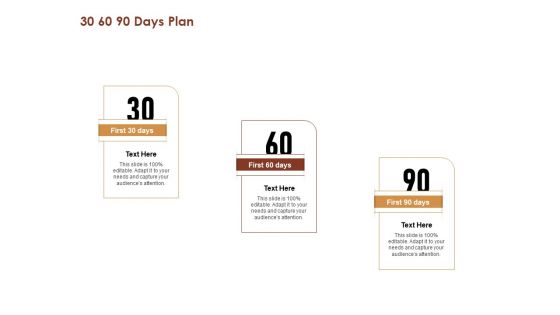 Proposal For Purchasing New Equipment 30 60 90 Days Plan Ppt Professional Ideas PDF