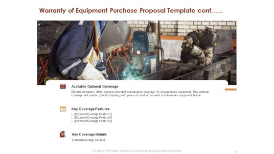 Proposal For Purchasing New Equipment Ppt PowerPoint Presentation Complete Deck With Slides