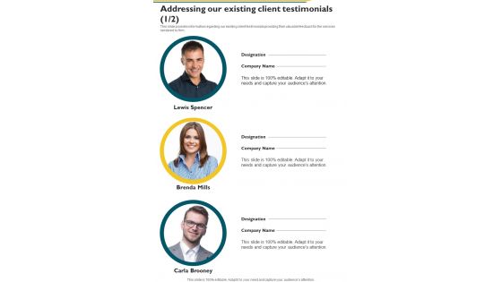 Proposal For Renting Office Building Addressing Our Existing One Pager Sample Example Document Proposal For Renting Office Building Addressing Our Existing One Pager Sample Example Document