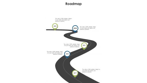 Proposal For Solar Energy System Sales And Setup Roadmap One Pager Sample Example Document