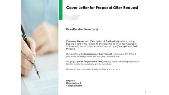 Proposal Offer Request Ppt PowerPoint Presentation Complete Deck With Slides