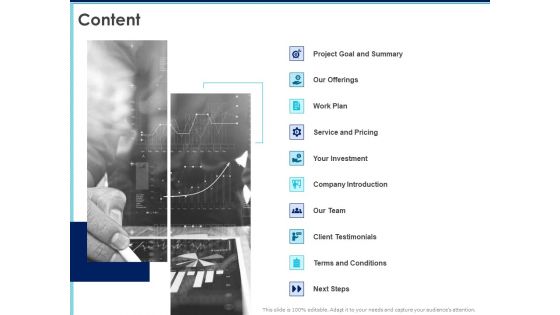 Proposal Template For Accounting Services Content Ppt Professional Vector PDF