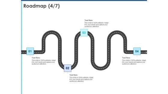 Proposal Template For Accounting Services Roadmap Four Stage Process Ppt Portfolio Example PDF