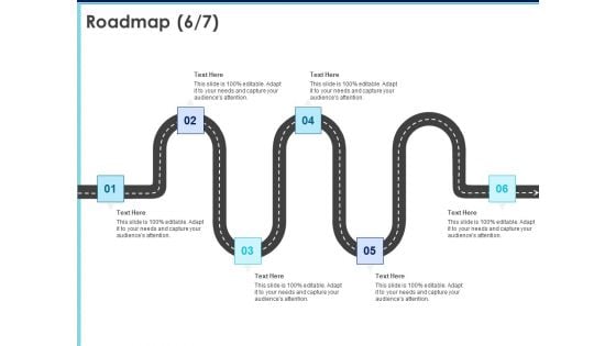 Proposal Template For Accounting Services Roadmap Six Stage Process Ppt Icon Show PDF