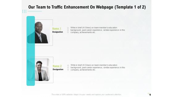 Proposal Template For Traffic Enhancement On Webpage Ppt PowerPoint Presentation Complete Deck With Slides