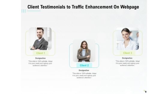 Proposal Template For Traffic Enhancement On Webpage Ppt PowerPoint Presentation Complete Deck With Slides