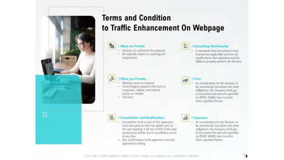 Proposal Template For Traffic Enhancement On Webpage Ppt PowerPoint Presentation Complete Deck With Slides