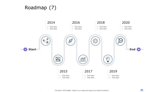 Proposal To Brand Company Professional Services Roadmap 2014 To 2020 Mockup PDF