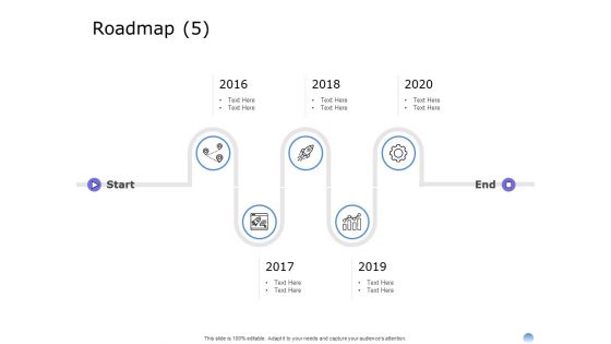 Proposal To Brand Company Professional Services Roadmap 2016 To 2020 Professional PDF