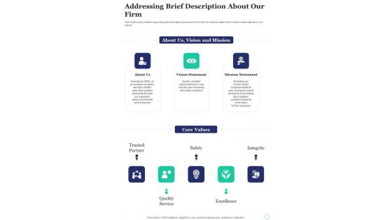 Proposal To Sell Commercial Flights Addressing Brief Description About One Pager Sample Example Document Proposal To Sell Commercial Flights Addressing Brief Description About One Pager Sample Example Document