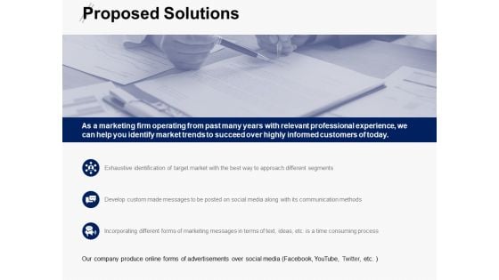 Proposed Solutions Communication Ppt PowerPoint Presentation Gallery Skills