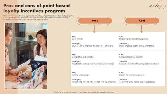 Pros And Cons Of Point Based Loyalty Incentives Program Designs PDF