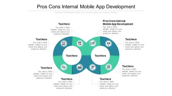 Pros Cons Internal Mobile App Development Ppt PowerPoint Presentation Gallery Layout Ideas Cpb