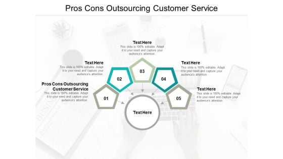 Pros Cons Outsourcing Customer Service Ppt PowerPoint Presentation File Slide Cpb