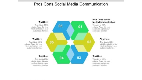 Pros Cons Social Media Communication Ppt PowerPoint Presentation Styles Display Cpb