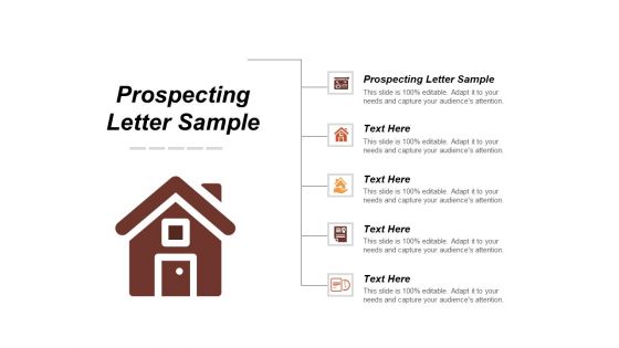 Prospecting Letter Sample Ppt PowerPoint Presentation Outline Good Cpb