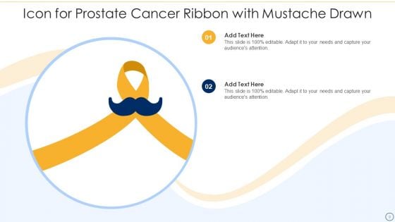 Prostate Cancer Icon Ppt PowerPoint Presentation Complete With Slides