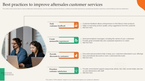 Providing Efficient Client Services Best Practices To Improve Aftersales Customer Services Designs PDF