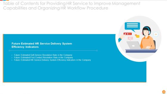 Providing HR Service To Improve Management Capabilities And Organizing HR Workflow Procedure Ppt PowerPoint Presentation Complete Deck With Slides