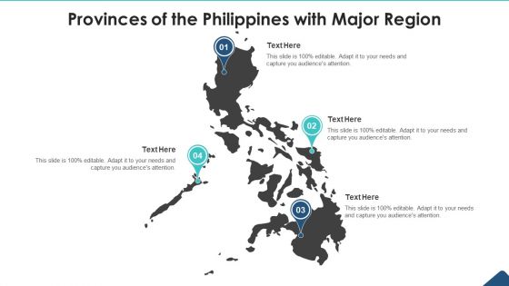 Provinces Of The Philippines With Major Region Infographics PDF