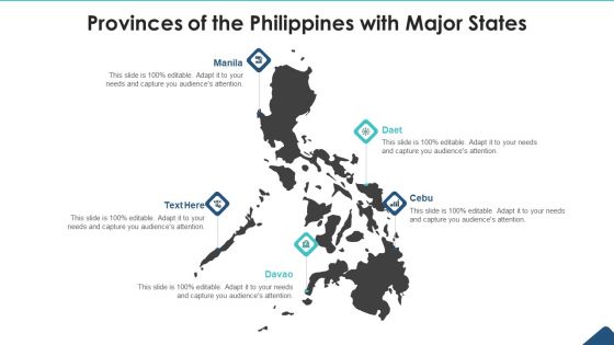 Provinces Of The Philippines With Major States Brochure PDF Provinces Of The Philippines With Major States Brochure PDF