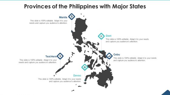 Provinces Of The Philippines With Major States Brochure PDF