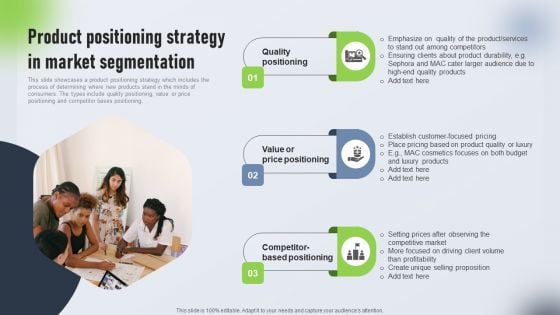 Psychological Locational And Situational Market Segmentation Plan Product Positioning Strategy In Market Graphics PDF