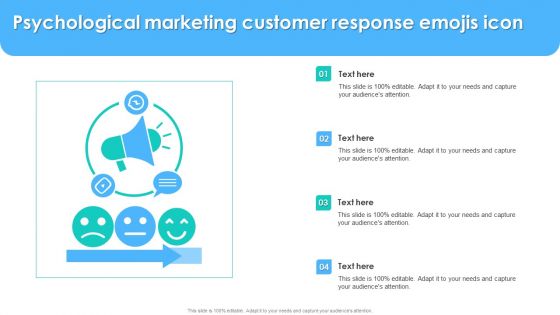 Psychological Marketing Customer Response Emojis Icon Icons PDF