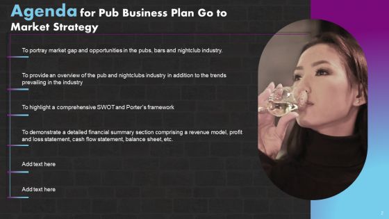 Pub Business Plan Go To Market Strategy
