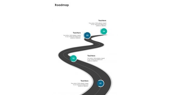 Public Awareness Campaign Proposal Roadmap One Pager Sample Example Document