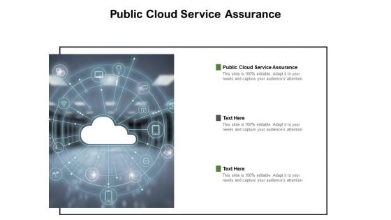 Public Cloud Service Assurance Ppt PowerPoint Presentation Inspiration Visuals Cpb Pdf