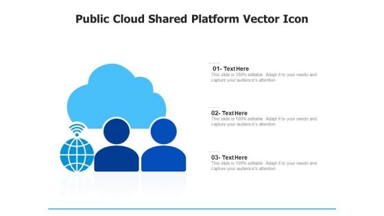 Public Cloud Shared Platform Vector Icon Ppt PowerPoint Presentation Gallery Styles PDF