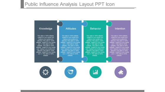 Public Influence Analysis Layout Ppt Icon