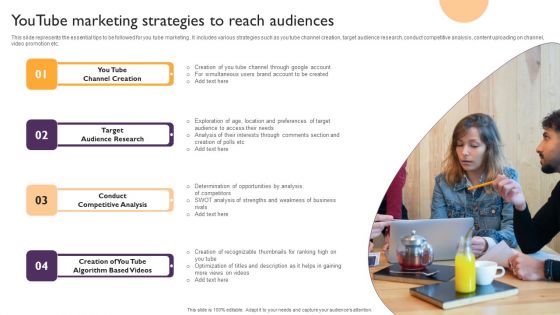 Public Relations Guide To Enhance Brand Credibility Youtube Marketing Strategies To Reach Audiences Graphics PDF Public Relations Guide To Enhance Brand Credibility Youtube Marketing Strategies To Reach Audiences Graphics PDF