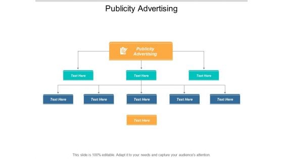 Publicity Advertising Ppt PowerPoint Presentation Visual Aids Infographic Template Cpb