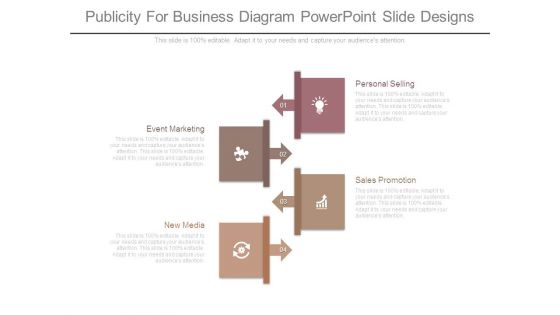 Publicity For Business Diagram Powerpoint Slide Designs