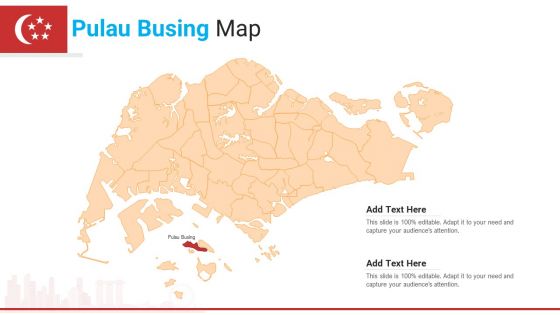 Pulau Busing Map PowerPoint Presentation PPT Template PDF