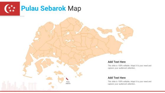 Pulau Sebarok Map PowerPoint Presentation PPT Template PDF