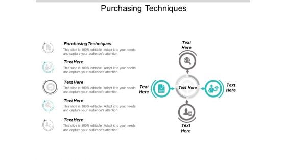 Purchasing Techniques Ppt PowerPoint Presentation Layouts Slideshow Cpb